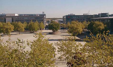 Blick auf den Expo Plaza Hannover Blick auf den Expo Plaza Hannover