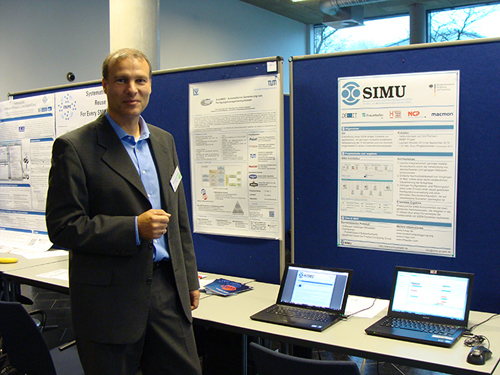 SIMU-Demonstrator-Stand bei der BMBF-Fachtagung